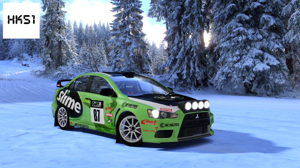 HK51 Rally Mitsubishi Lancer EVO X, skin DIRT1
