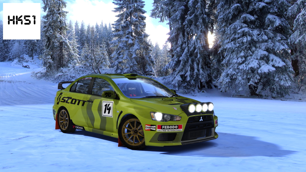 HK51 Rally Mitsubishi Lancer EVO X, skin DIRT4