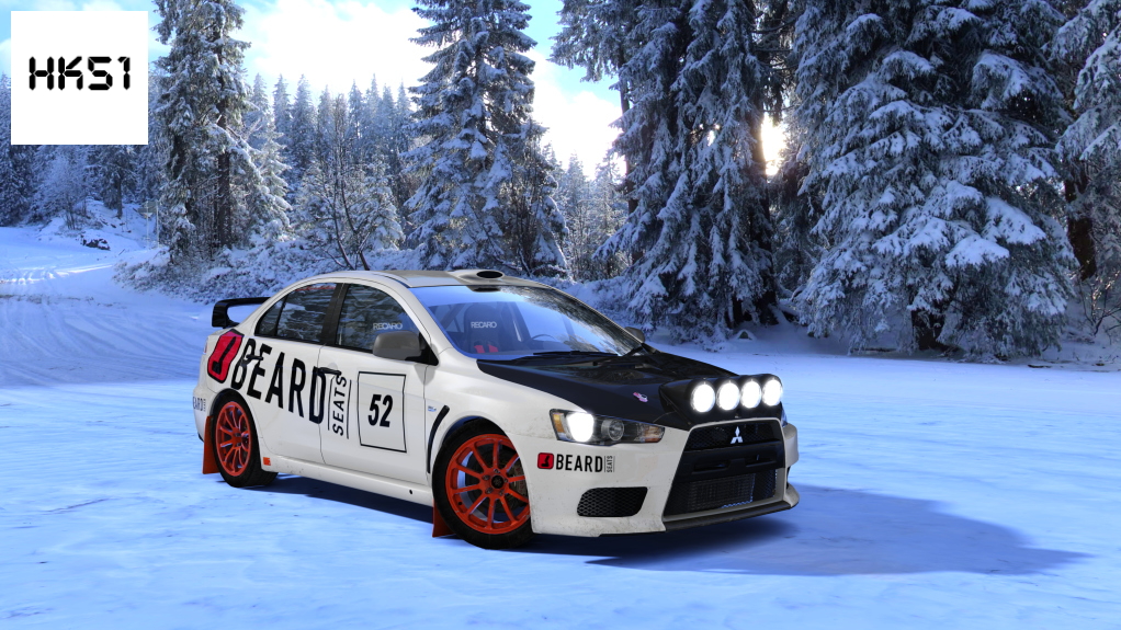HK51 Rally Mitsubishi Lancer EVO X, skin DIRT5