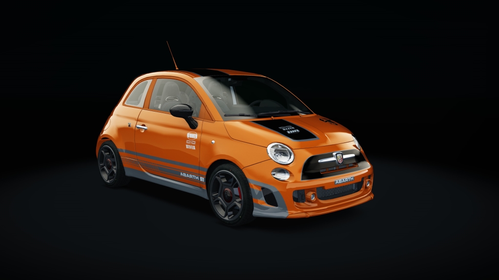 Abarth 500 EsseEsse Step1, skin orange_grey