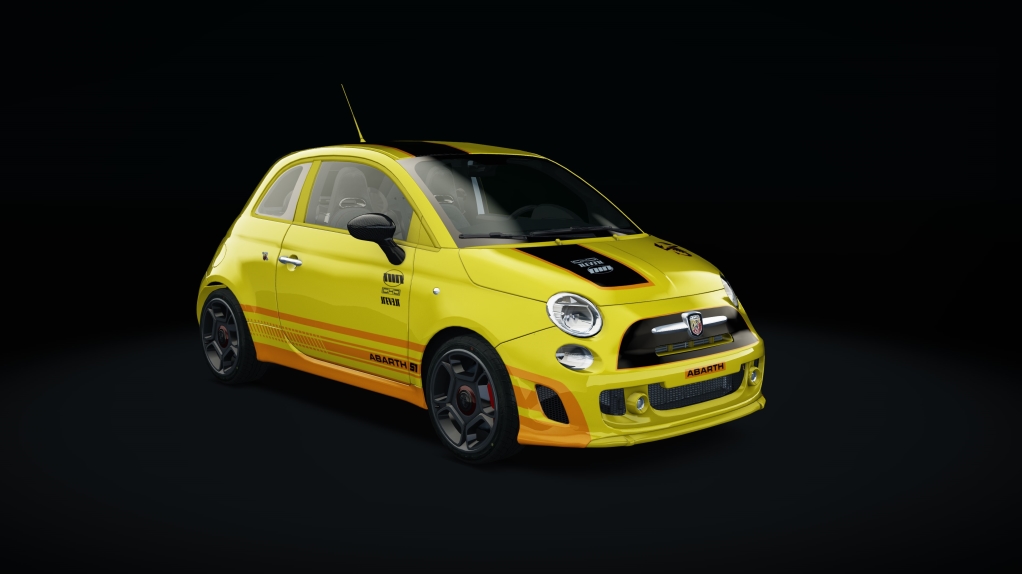 Abarth 500 EsseEsse Step1, skin yellow_orange