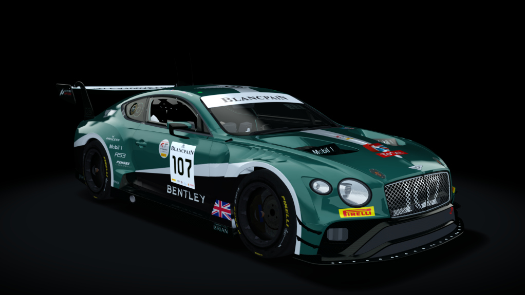 Bentley Continental GT3 2019 Endurance, skin 2019_msport_107_1