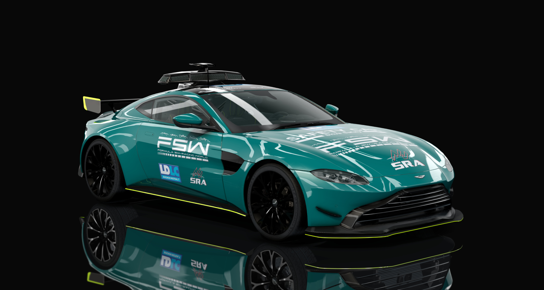 Aston Martin Vantage 2021 (Safety Car), skin FSW