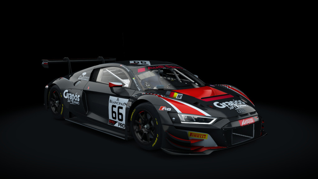 Audi R8 LMS EVO - Sprint, skin 2_Attempto #66