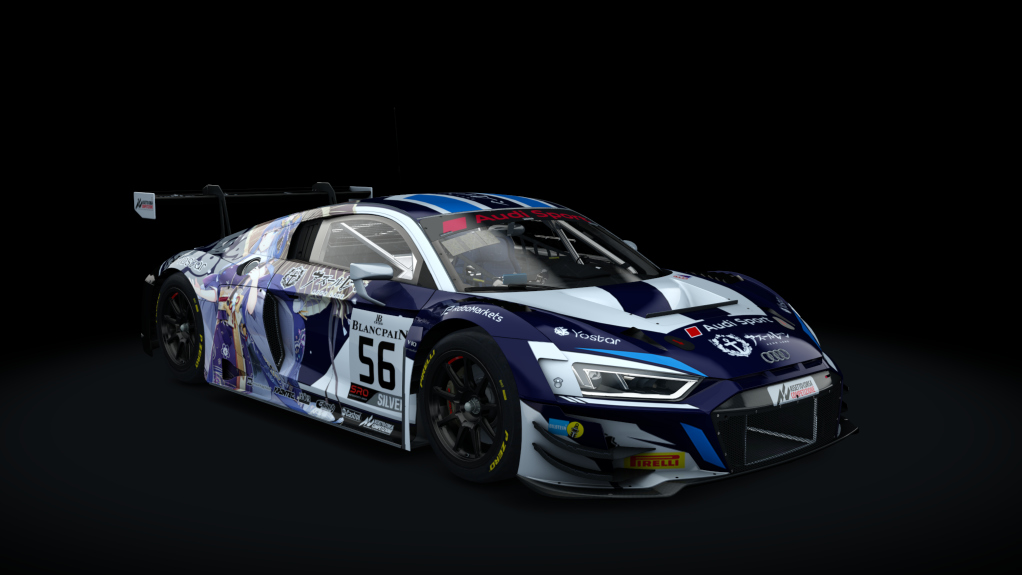 Audi R8 LMS EVO - Sprint, skin 5_Itasha