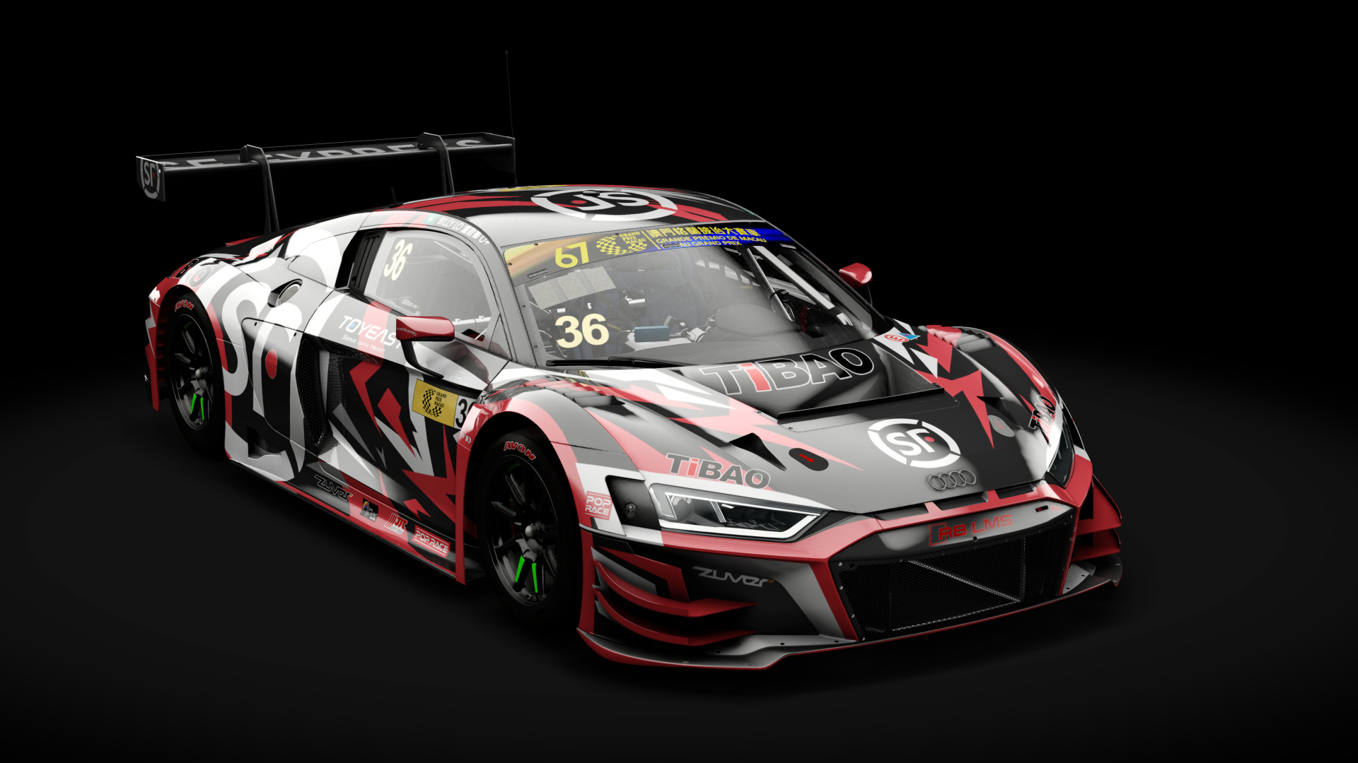 Audi R8 LMS EVO - Sprint, skin macau_2020_sf_express