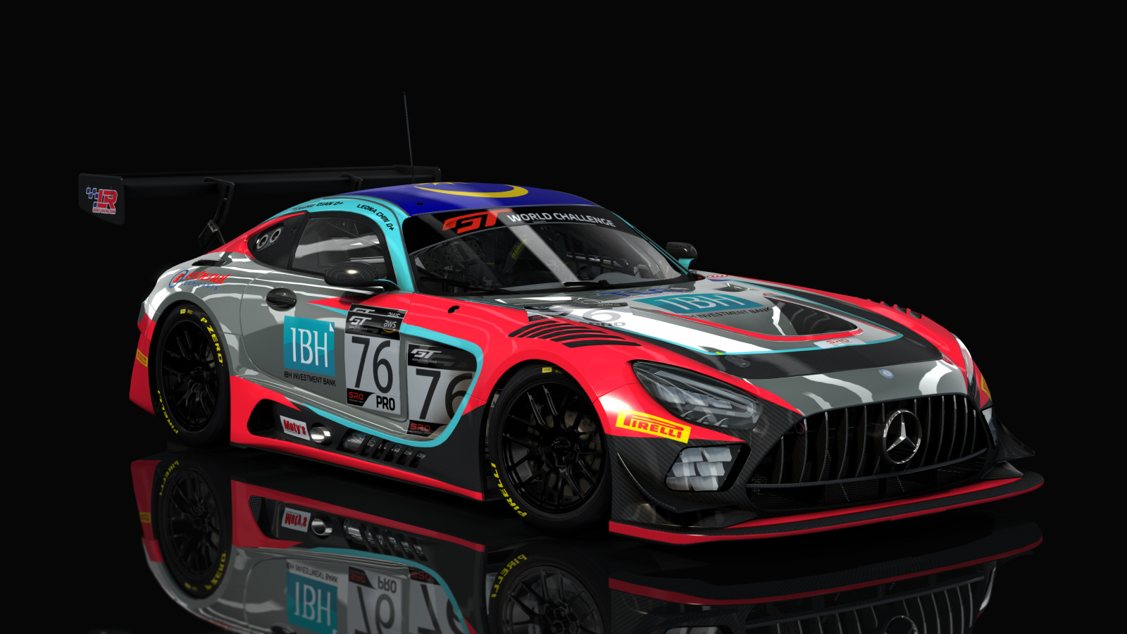Mercedes-Benz AMG GT3 EVO 2020, skin 2020 Legacy Racing Team #76