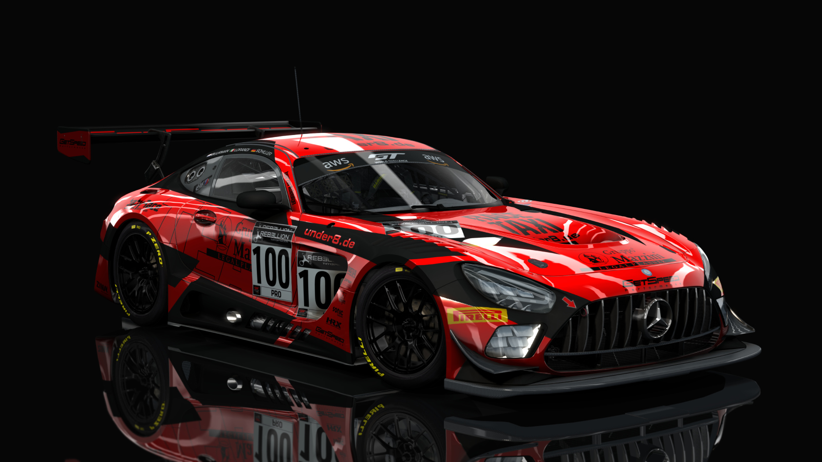 Mercedes-Benz AMG GT3 EVO 2020, skin Getspeed_#100