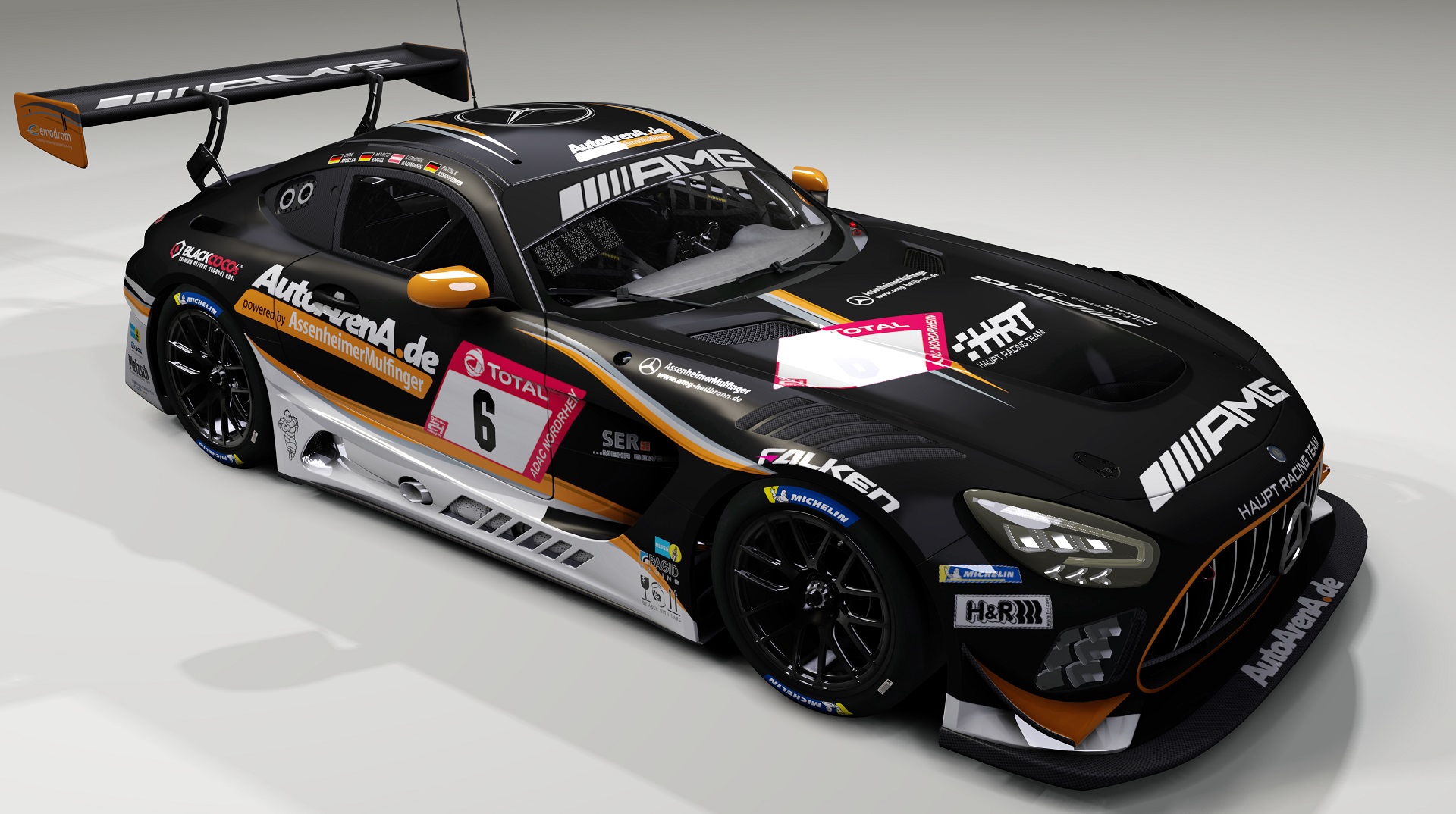 Mercedes-Benz AMG GT3 EVO 2020, skin Haupt_Racing_#6_NBR24h_2020