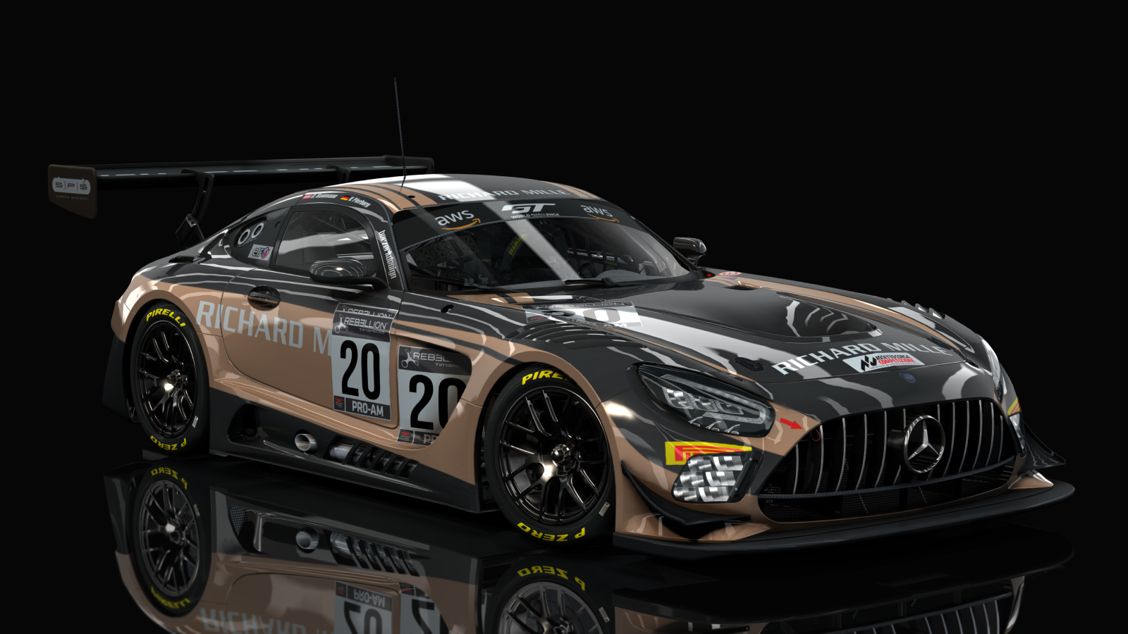 Mercedes-Benz AMG GT3 EVO 2020, skin SPS_Automotive_Performance_#20