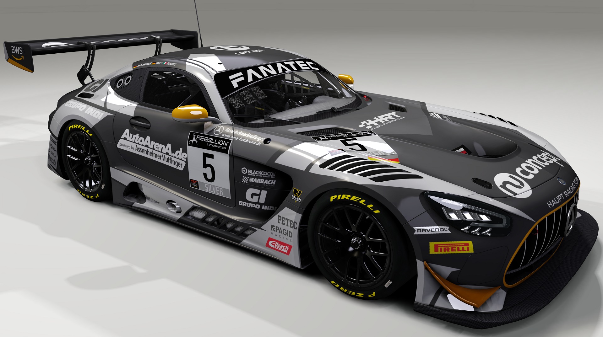 Mercedes-Benz AMG GT3 EVO 2020 Sprint, skin #5_HRT_2021