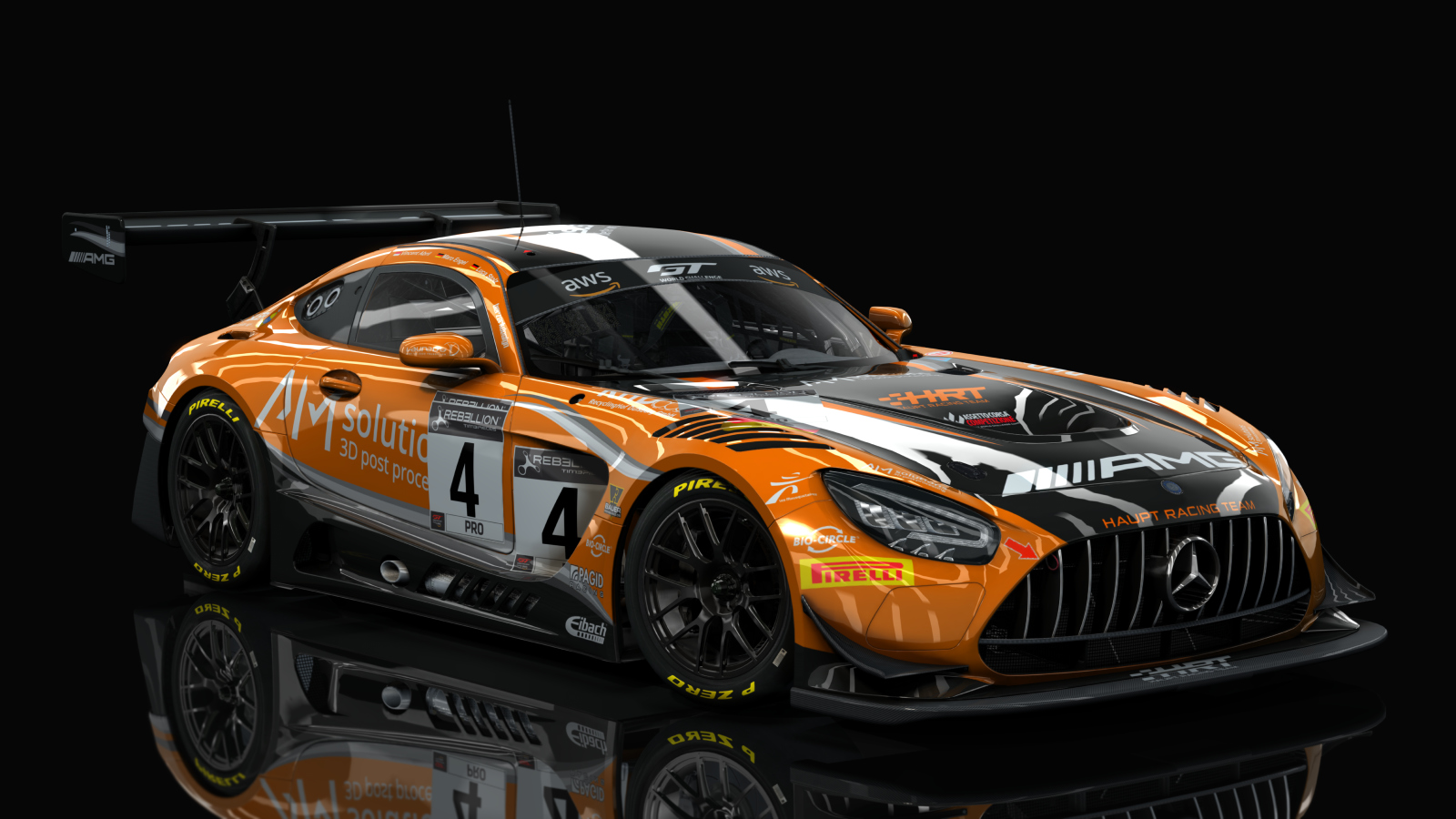 Mercedes-Benz AMG GT3 EVO 2020 Sprint, skin HRT_#4