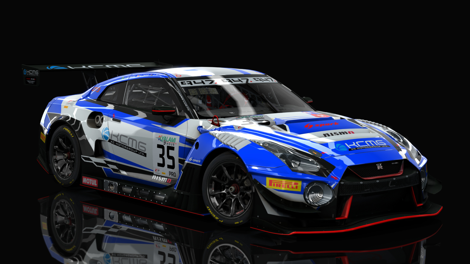 Nissan GT-R GT3 2018, skin kcmg_igtc_kyalami_#35