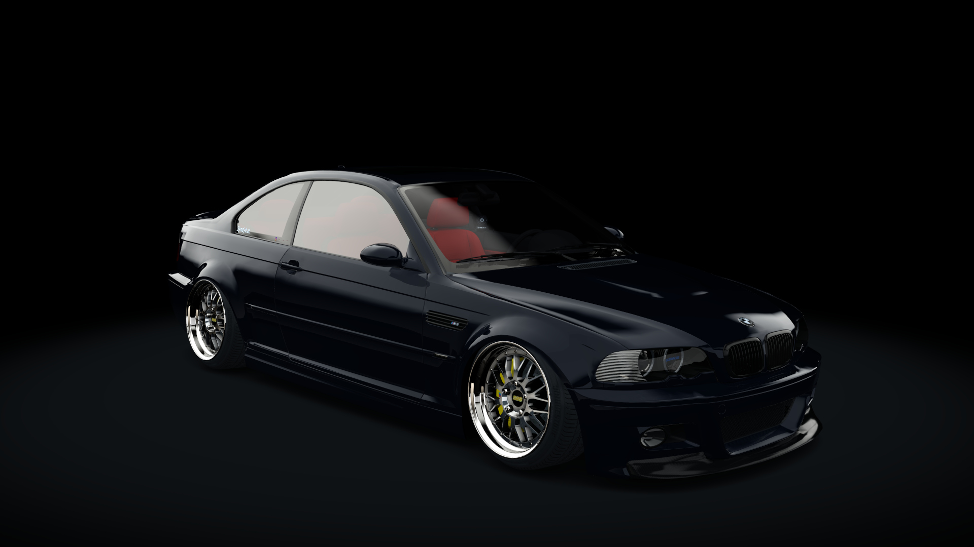 BMW E46 M3 Stance, skin carbon_black