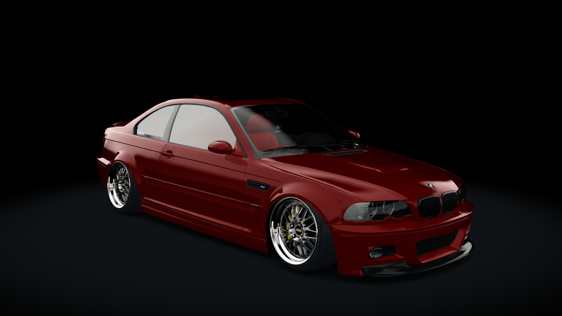 BMW E46 M3 Stance, skin imola_red