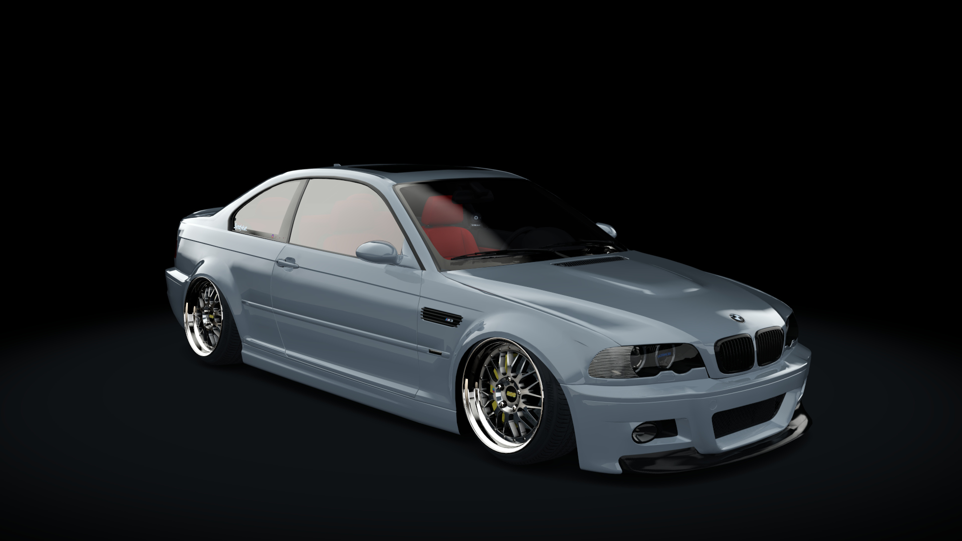 BMW E46 M3 Stance, skin silver_titanium