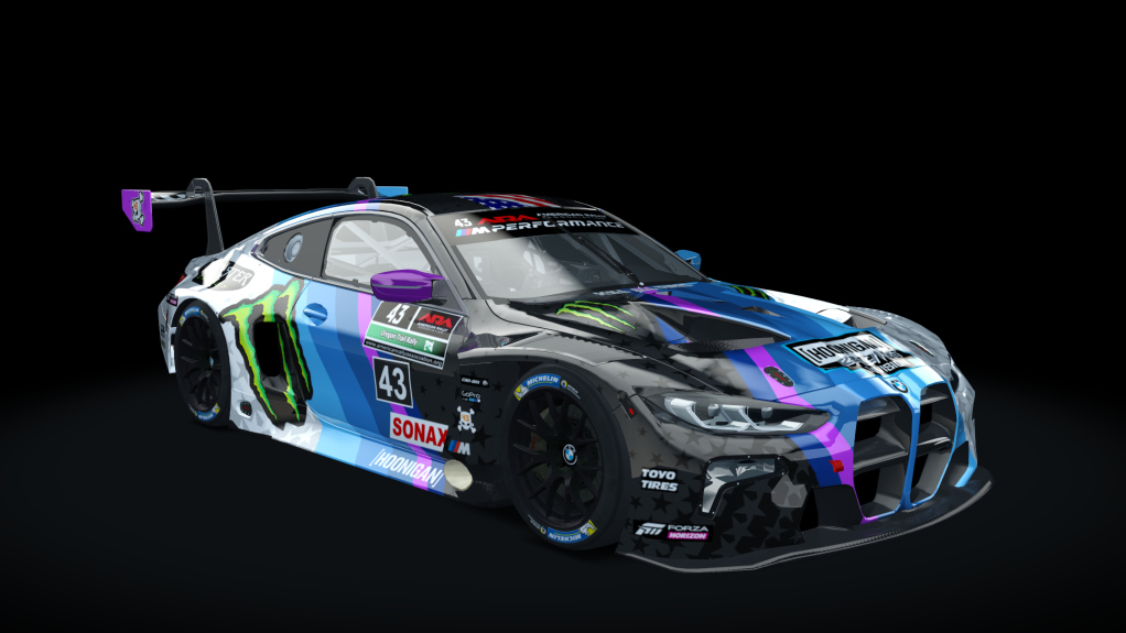 BMW M4 GT3, skin 43