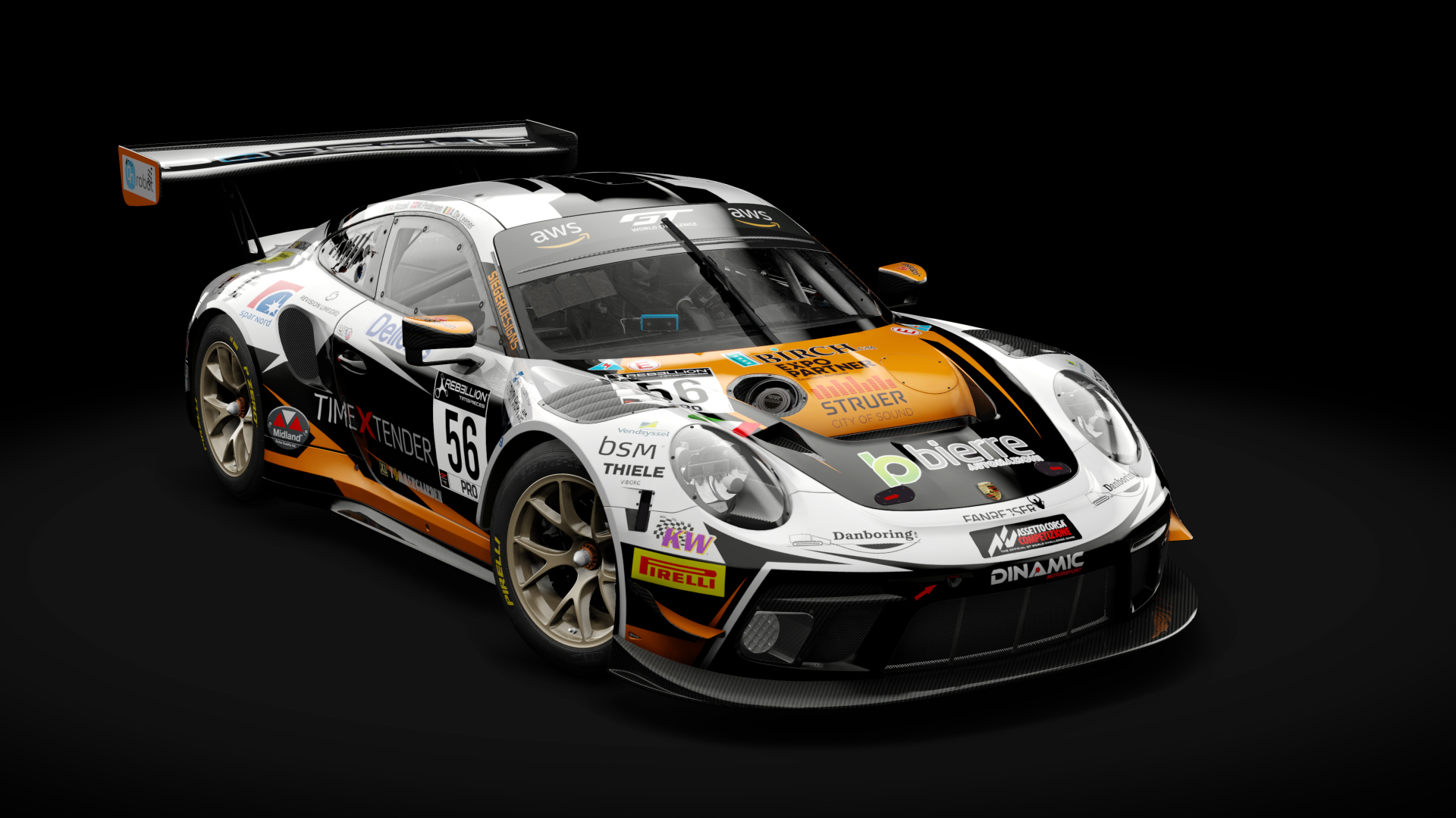 Porsche 911 GT3 R 2019 (991.2) Endurance, skin dinamic_56_gtwc_2020