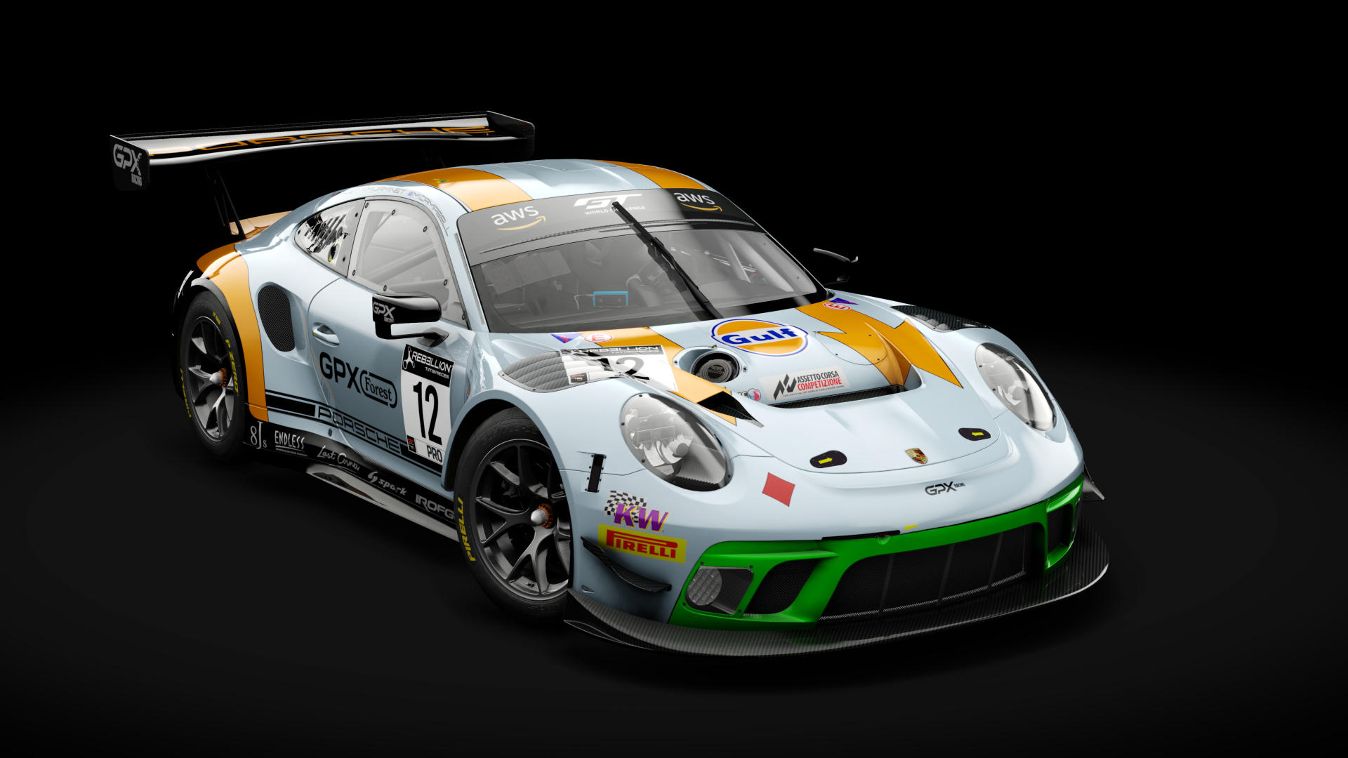 Porsche 911 GT3 R 2019 (991.2) Endurance, skin gpx_12_gtwc_2020