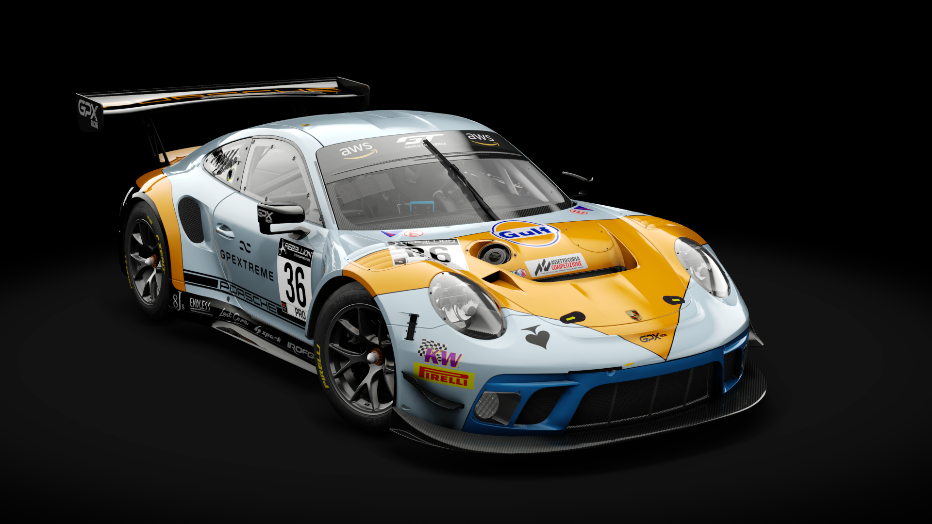 Porsche 911 GT3 R 2019 (991.2) Endurance, skin gpx_36_gtwc_2020