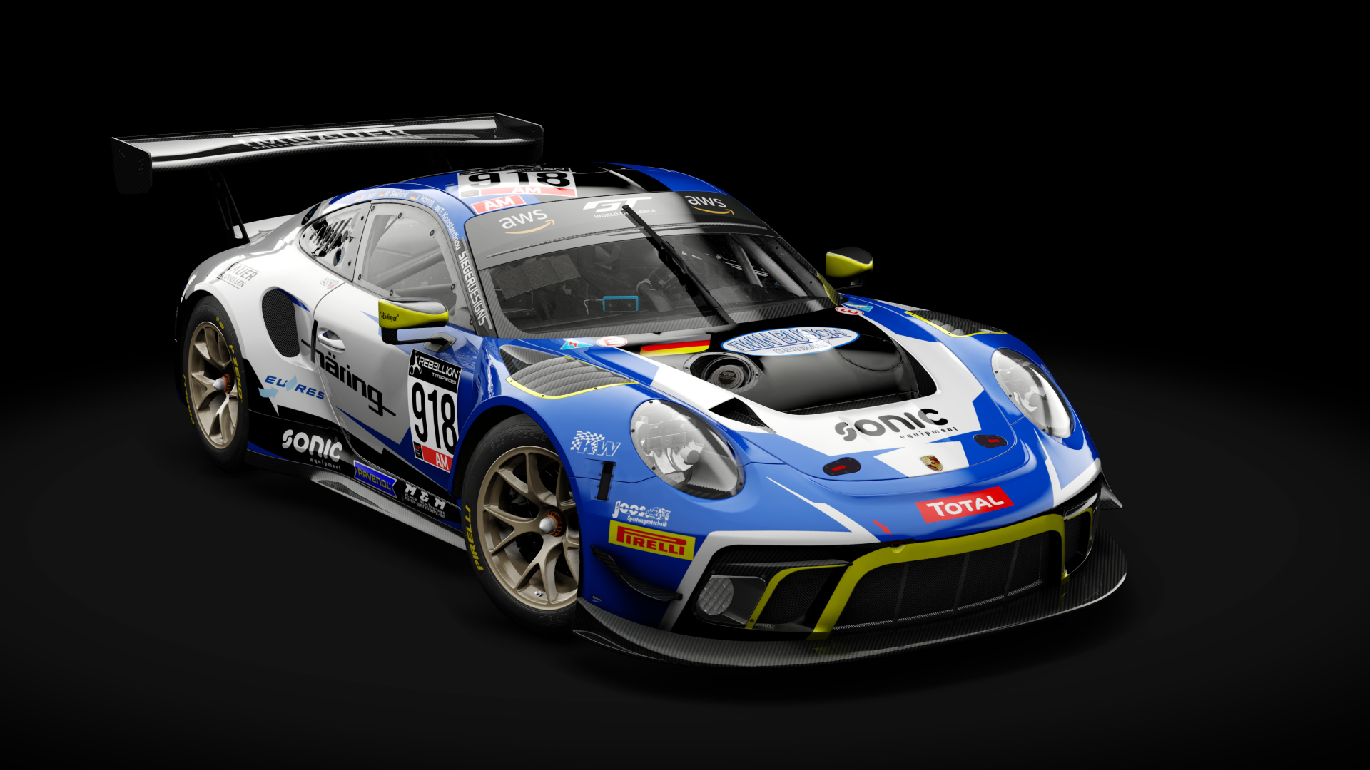 Porsche 911 GT3 R 2019 (991.2) Endurance, skin herberth_918_gtwc_2020