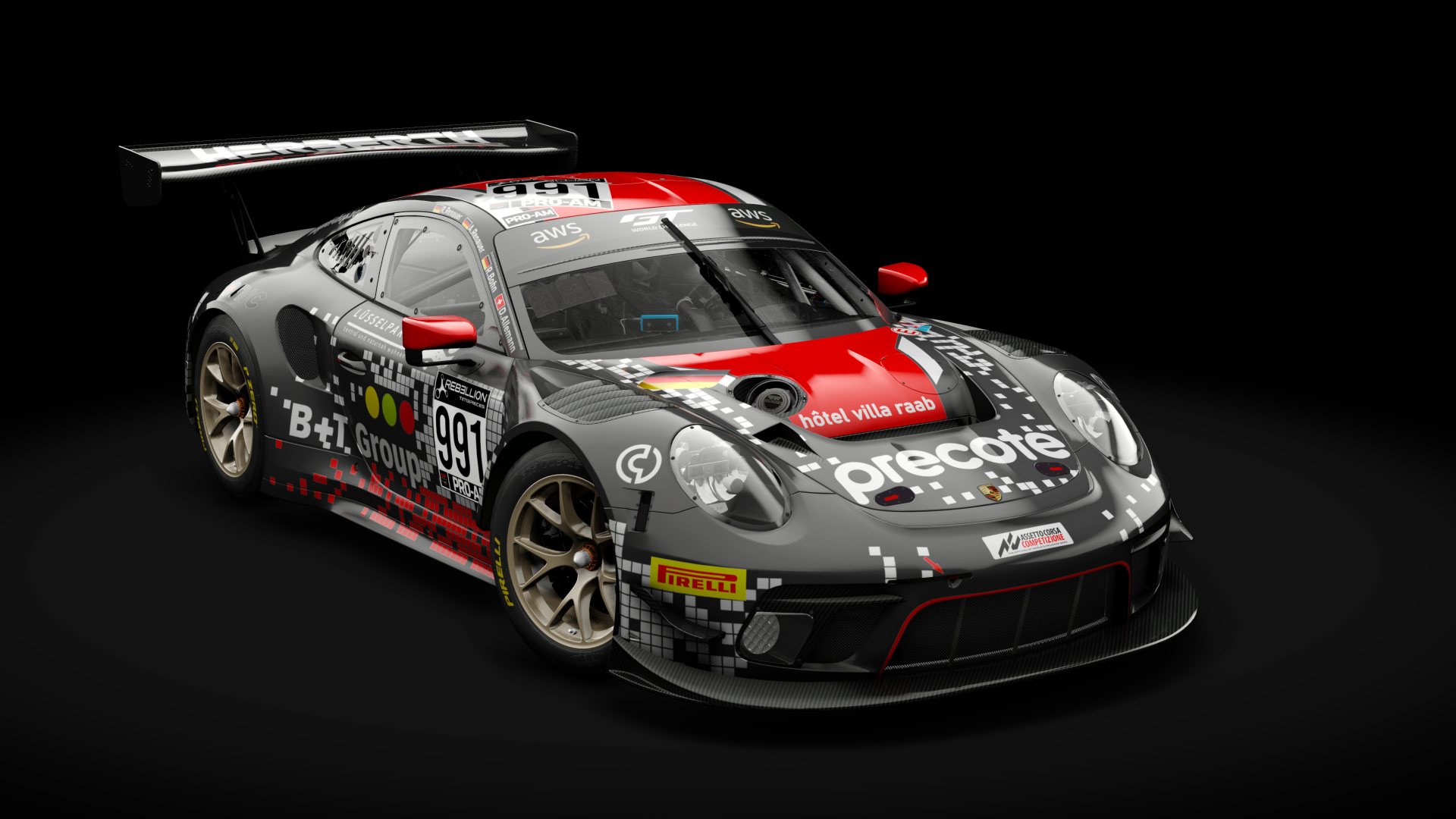 Porsche 911 GT3 R 2019 (991.2) Endurance, skin herberth_991_gtwc_2020