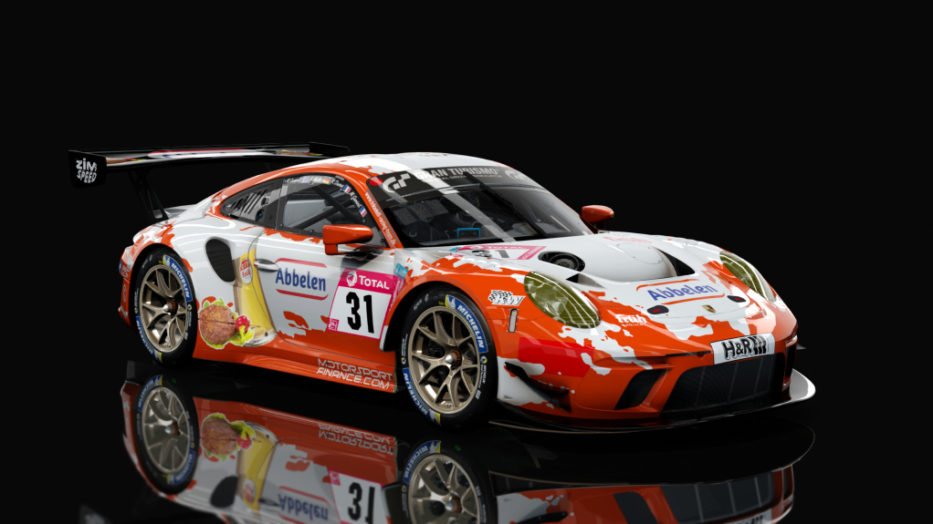 Porsche 911 GT3 R 2019 (991.2) Sprint, skin frikadelli_31_24h_Nürburgring