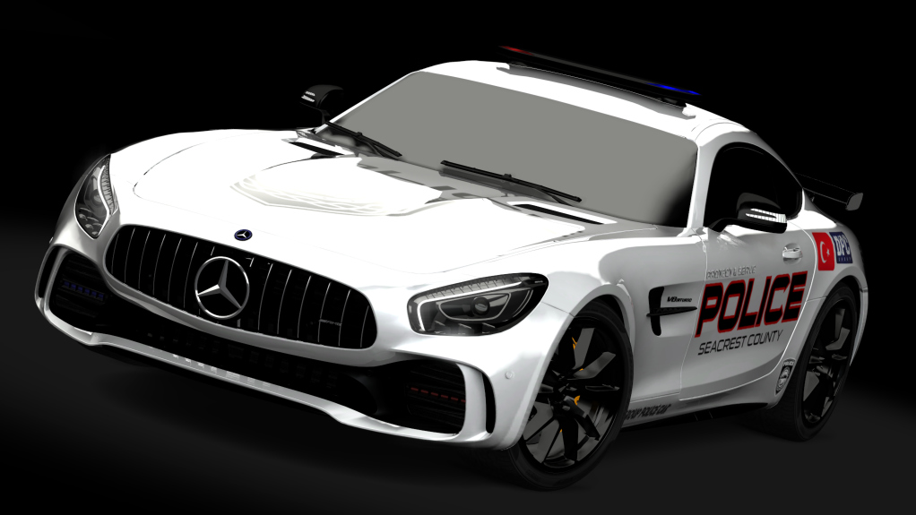 DPC MERCEDES AMG GTR POLİCE, skin Police 2