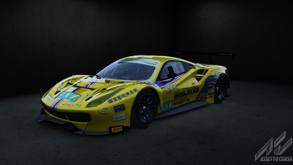 Ferrari 488 GT3 ACC, skin 50_Lathouras_Macau