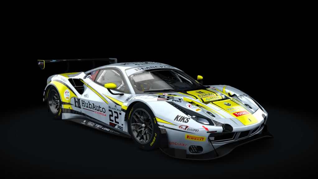 Ferrari 488 GT3 ACC, skin 5_Hub Auto