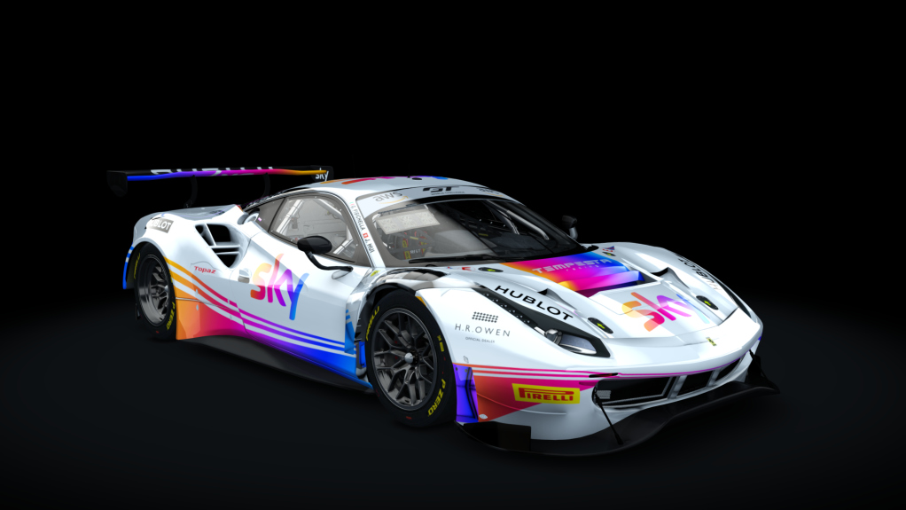 Ferrari 488 GT3 ACC Sprint, skin 1_Tempesta #92