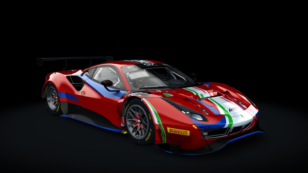 Ferrari 488 GT3 ACC Sprint, skin 2_AF Corse #52