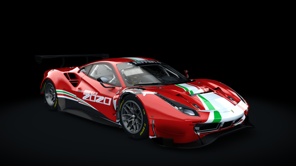 Ferrari 488 GT3 ACC Sprint, skin 4_Ferrari_Test_sprint_Livery