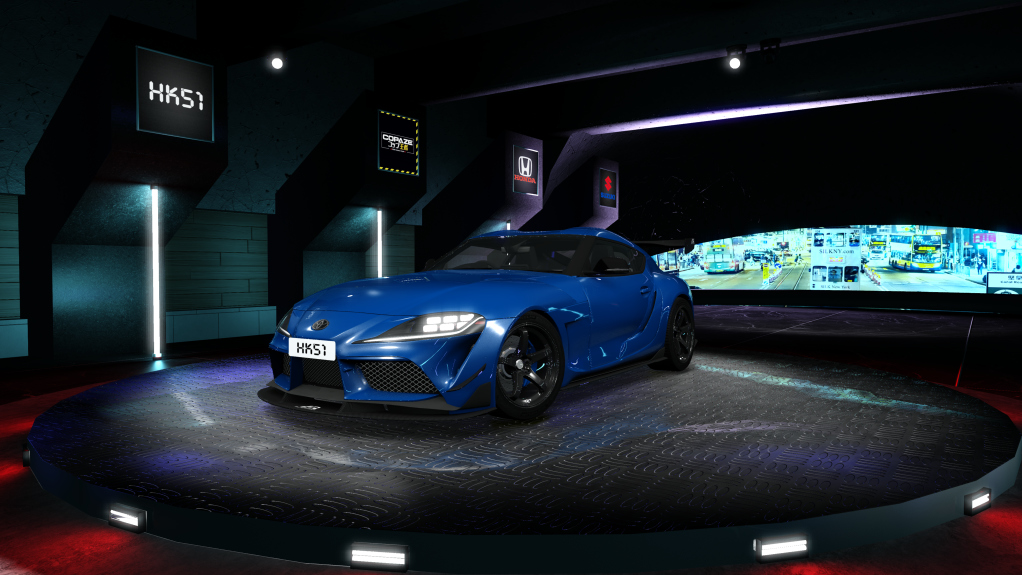 HK51 P1 Toyota GR Supra A91, skin HK51_Blue