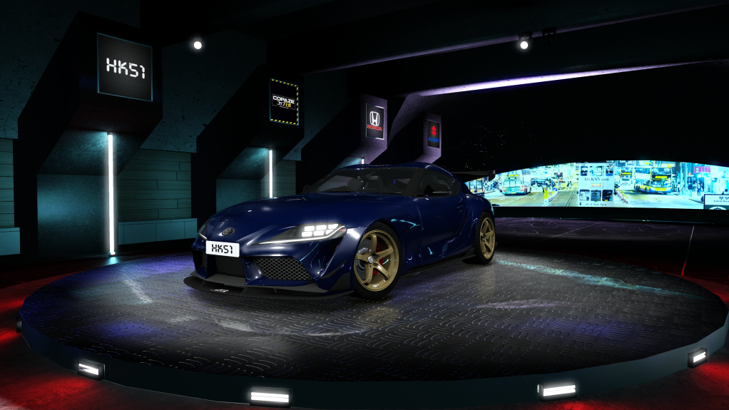 HK51 P1 Toyota GR Supra A91, skin HK51_Blue_Dark