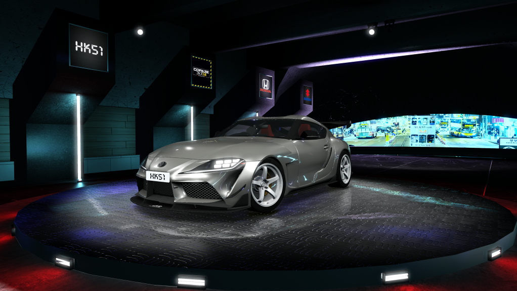 HK51 P1 Toyota GR Supra A91, skin HK51_Grey