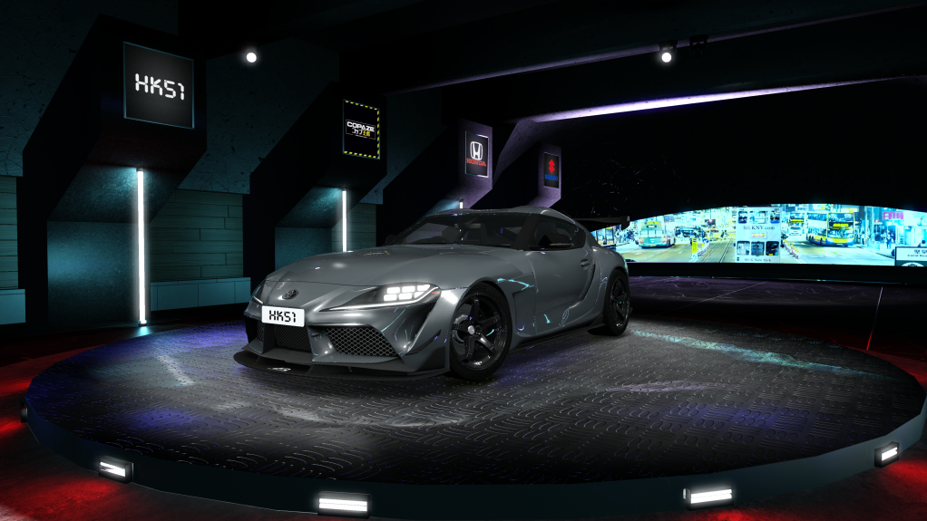 HK51 P1 Toyota GR Supra A91, skin HK51_Grey_2