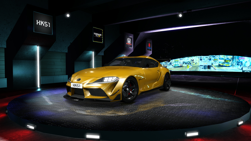 HK51 P1 Toyota GR Supra A91, skin HK51_Nitro_Yellow