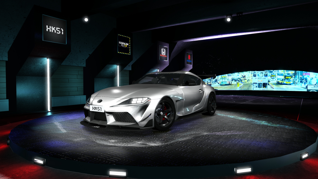 HK51 P1 Toyota GR Supra A91, skin HK51_Phantom_Matte