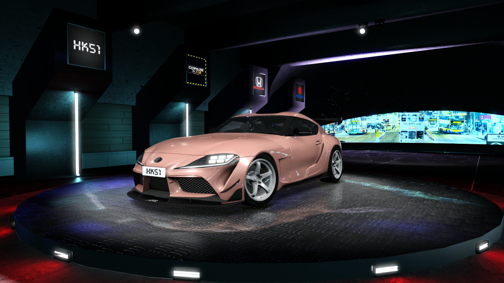 HK51 P1 Toyota GR Supra A91, skin HK51_Pink