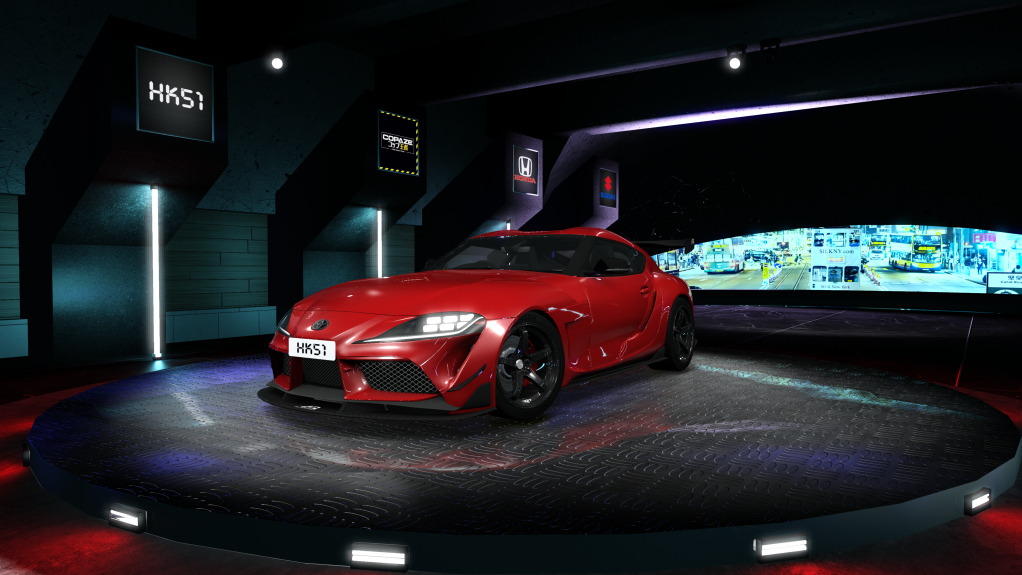 HK51 P1 Toyota GR Supra A91, skin HK51_Red