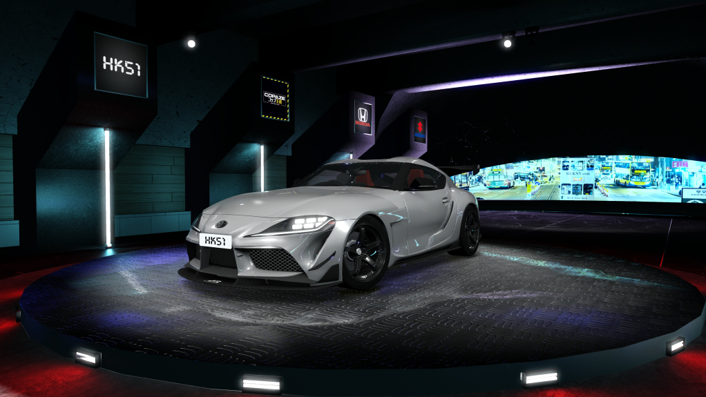 HK51 P1 Toyota GR Supra A91, skin HK51_Silver