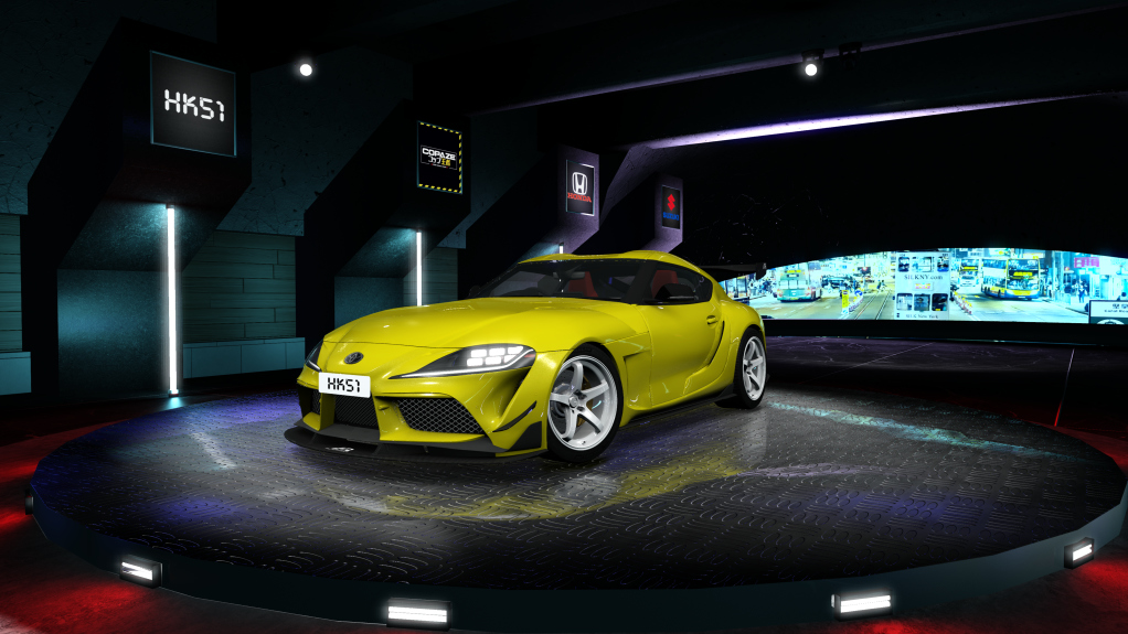 HK51 P1 Toyota GR Supra A91, skin HK51_Yellow