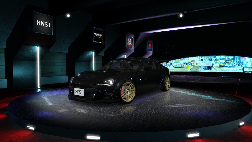 HK51 P1 Subaru BRZ ZC6, skin crystal_black