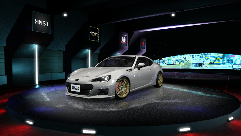 HK51 P1 Subaru BRZ ZC6, skin crystal_white_pearl