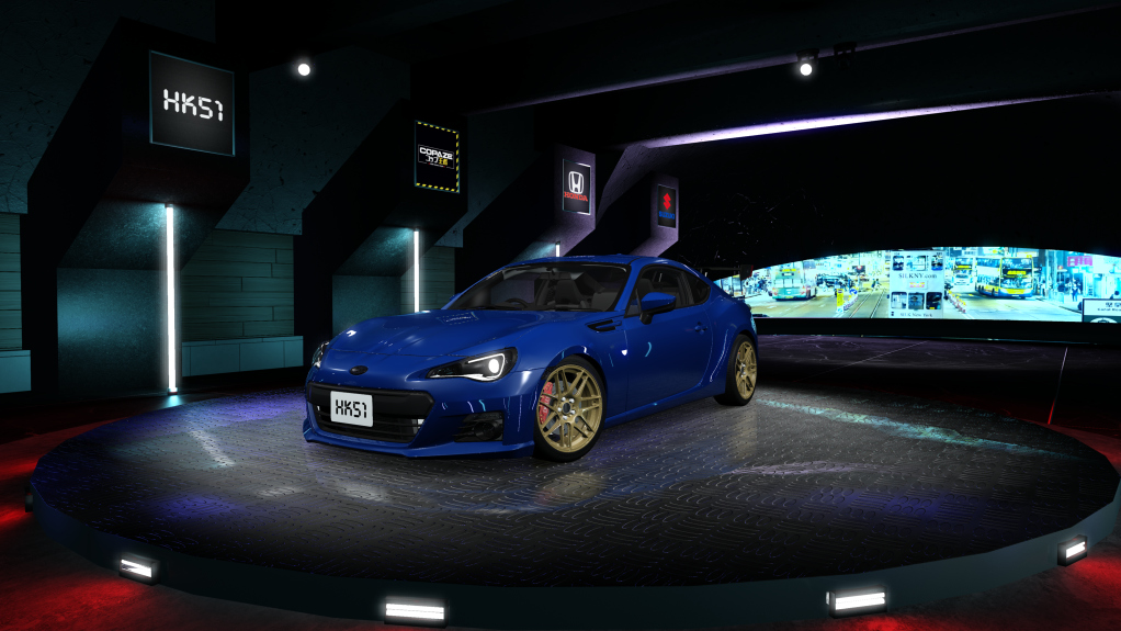 HK51 P1 Subaru BRZ ZC6, skin galaxy_blue