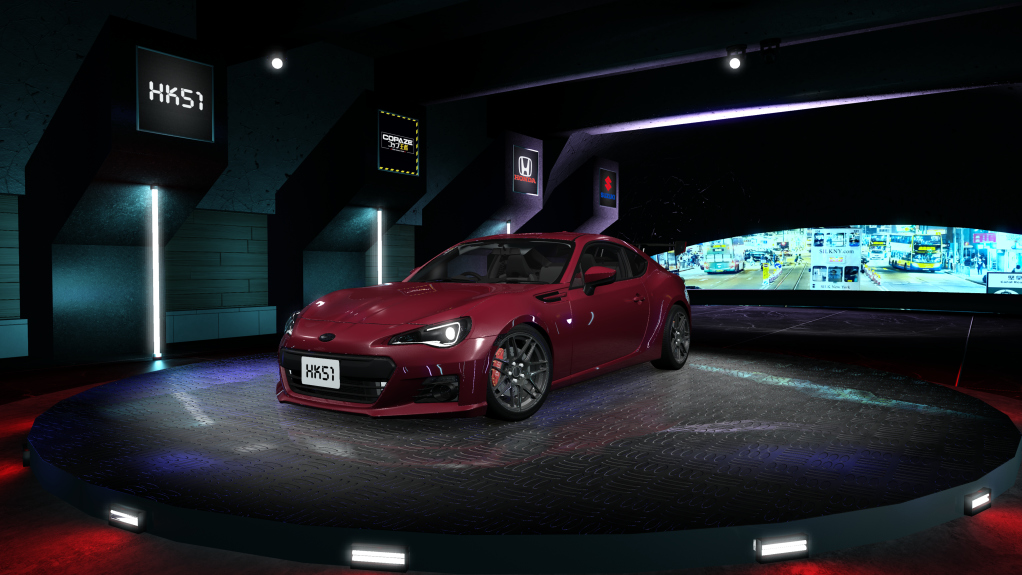 HK51 P1 Subaru BRZ ZC6, skin ignition_red