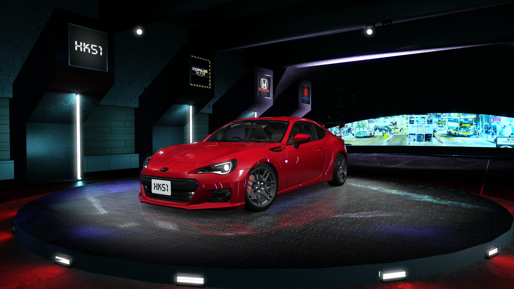 HK51 P1 Subaru BRZ ZC6, skin lightning_red