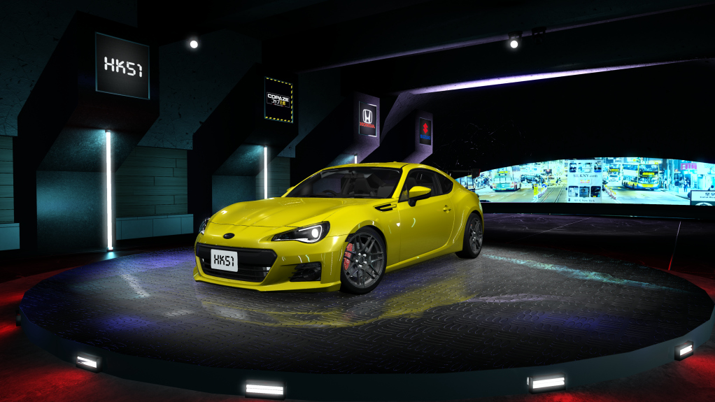 HK51 P1 Subaru BRZ ZC6, skin vivid_yellow
