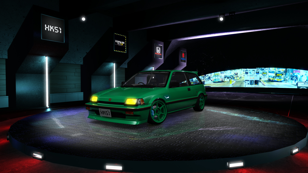 HK51 P1 Honda Civic Si AT, skin Green